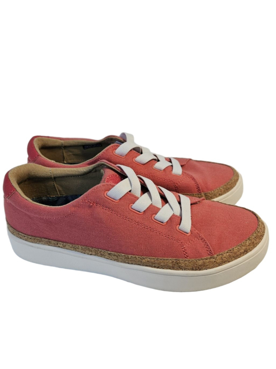 REVITALIGN Shoes - Revitalign Hermosa Red Canvas Slip On Sneakers Size 7.5 Orthotic Comfort Support